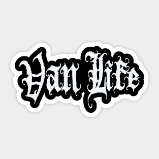 Gothic Van Life Sticker